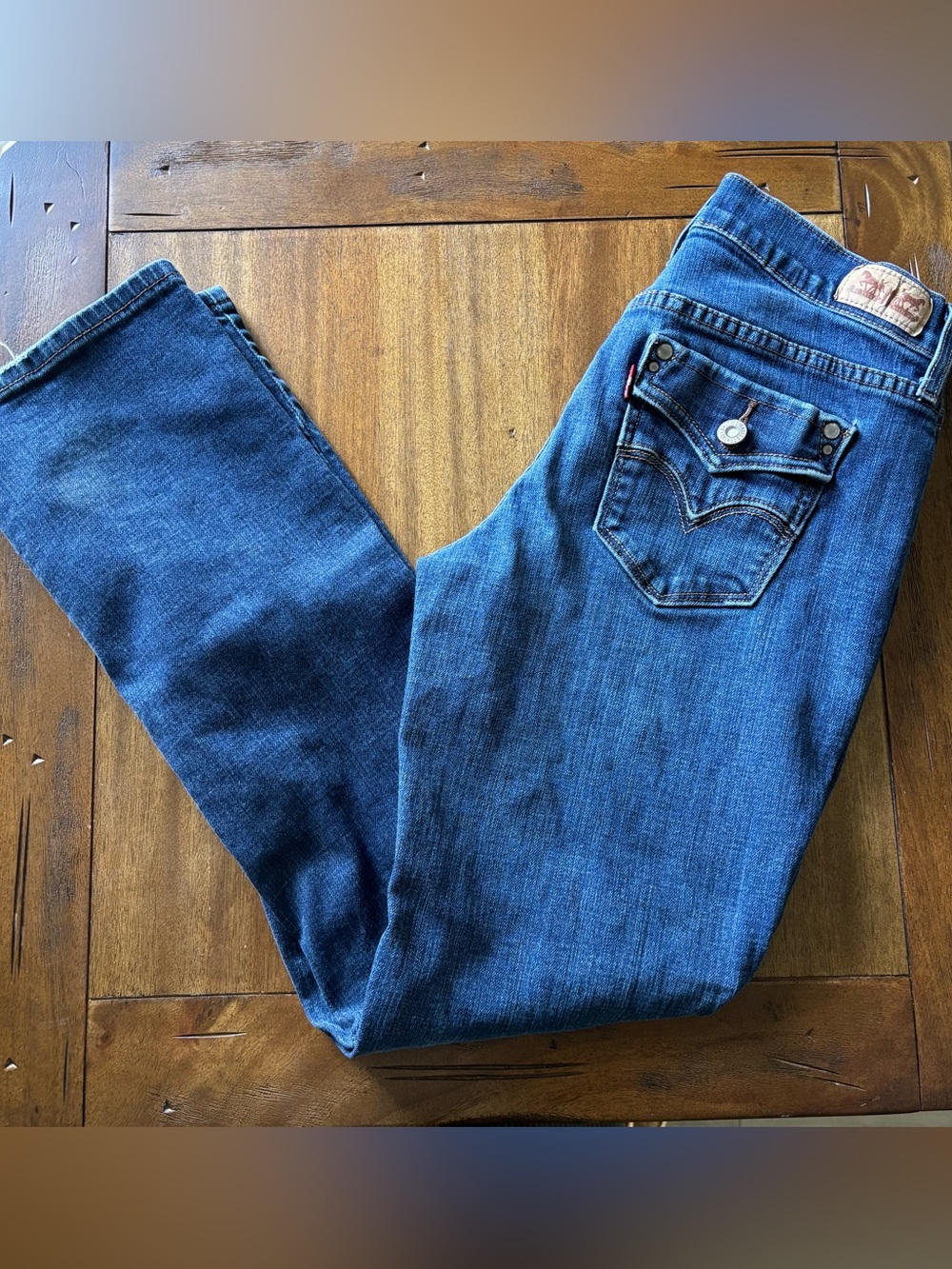Levi's Indigo Blue 505™ Straight Leg Jeans